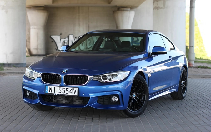 BMW Seria 4 cena 99900 przebieg: 42900, rok produkcji 2014 z Warszawa małe 407